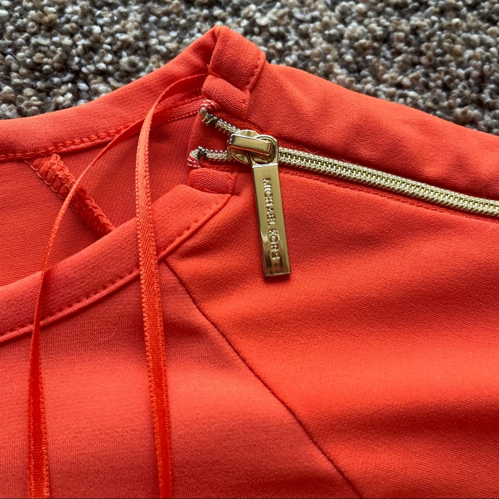 Michael By Michael Kors coral top